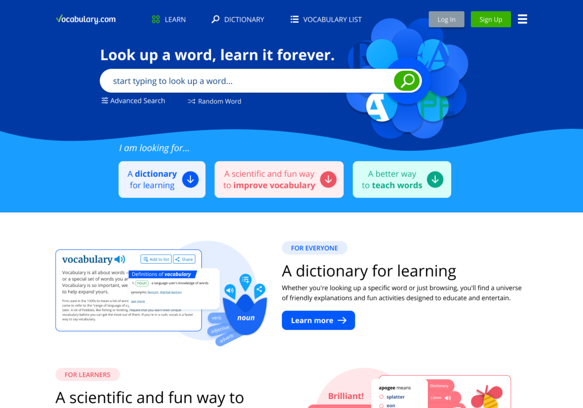 Vocabulary.com: Restructuring the Landing Page for Clarity and Focus